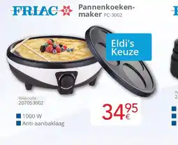 Eldi Friac Pannenkoekenmaker PC-3002 aanbieding