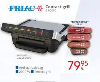 Eldi Friac Contact-grill GR-2000 aanbieding