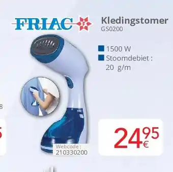 Eldi Friac Kledingstomer GS0200 aanbieding