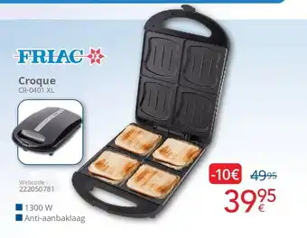 Eldi Friac Croque CR-0401 XL aanbieding