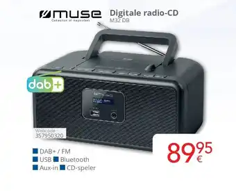 Eldi Digitale radio-CD M32 DB aanbieding