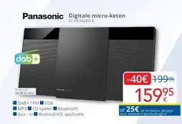 Eldi Panasonic Digitale micro-keten SC-HC302EG-K aanbieding