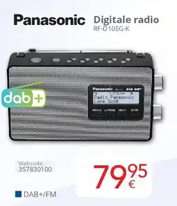 Eldi Digitale radio RF-D10EG-K aanbieding