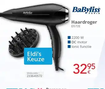 Eldi Haardroger D572E aanbieding