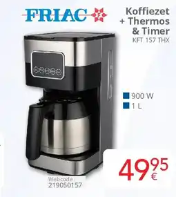 Eldi Friac Koffiezet + Thermos & Timer aanbieding