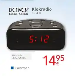 Eldi Klokradio CR-430 aanbieding