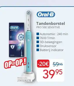 Eldi Tandenborstel PRO 500 SENSITIVE aanbieding