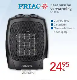 Eldi Friac Keramische verwarming CK 1500 aanbieding