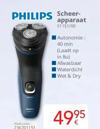 Eldi Scheerapparaat S1151/00 aanbieding