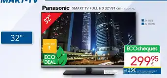 Eldi Panasonic SMART TV FULL HD 32’’/81 cm TB32S45AEZ aanbieding