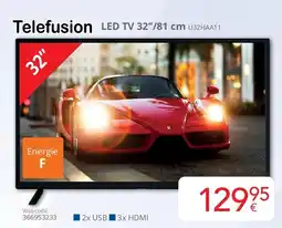 Eldi Telefusion LED TV 24’’/60 cm U24HAA10 aanbieding