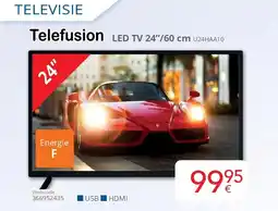 Eldi Telefusion LED TV 24’’/60 cm U24HAA10 aanbieding