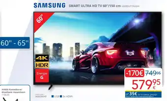 Eldi Samsung SMART ULTRA HD TV 60’’/150 cm UE60DU7190XXN aanbieding