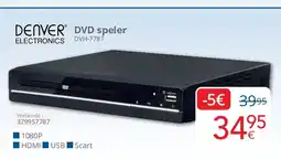 Eldi Denver DVD speler DVH-7787 aanbieding