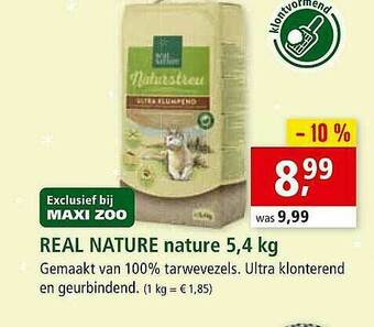 Maxi Zoo Real Nature aanbieding