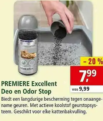 Maxi Zoo Premiere Excellent Deo En Odor Stop aanbieding