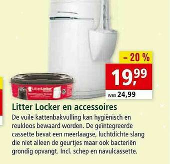 Maxi Zoo Litter Locker En Accessoires aanbieding