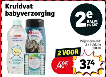 Kruidvat Kruidvat babyverzorging aanbieding