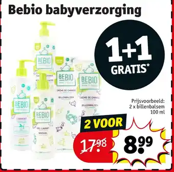 Kruidvat Bebio babyverzorging aanbieding