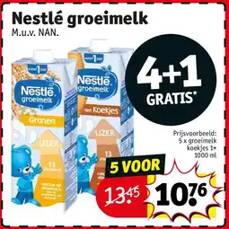 Kruidvat Nestlé groeimelk aanbieding