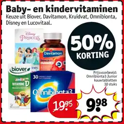 Kruidvat Baby- en kindervitaminen aanbieding