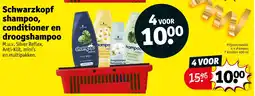 Kruidvat Schwarzkopf shampoo, conditioner en droogshampoo aanbieding