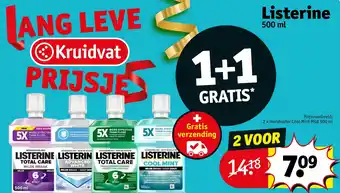 Kruidvat Listerine aanbieding