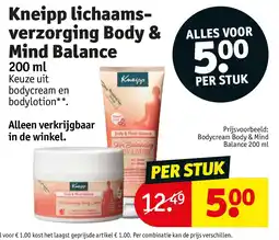 Kruidvat Kneipp lichaamsverzorging Body & Mind Balance aanbieding