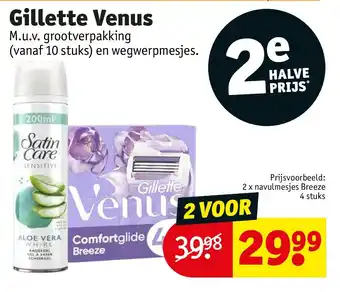 Kruidvat Gillette Venus aanbieding