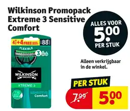 Kruidvat Wilkinson Promopack Extreme 3 Sensitive Comfort aanbieding