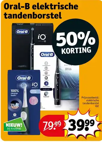 Kruidvat Oral-B elektrische tandenborstel aanbieding