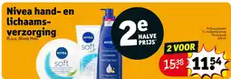 Kruidvat Nivea hand- en lichaamsverzorging aanbieding