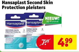 Kruidvat Hansaplast Second Skin Always Discreet Protection pleisters aanbieding