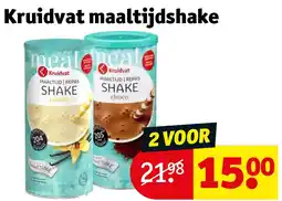 Kruidvat Kruidvat maaltijdshake aanbieding