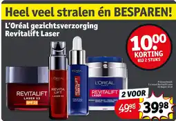 Kruidvat L’Oréal gezichtsverzorging Revitalift Laser aanbieding