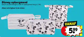 Kruidvat Disney opbergmand aanbieding