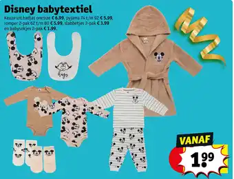 Kruidvat Disney babytextiel aanbieding