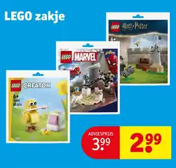 Kruidvat LEGO zakje aanbieding