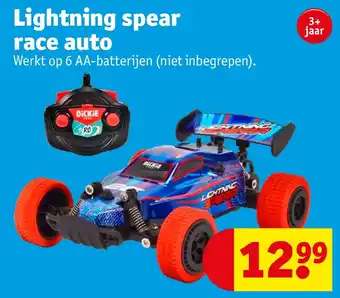 Kruidvat Lightning spear race auto aanbieding