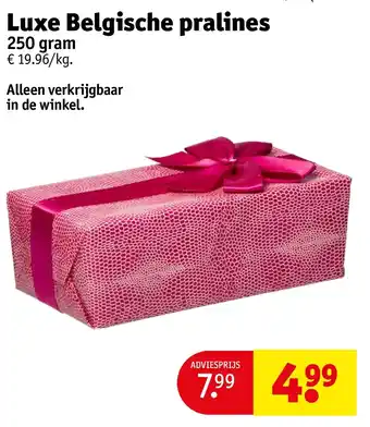 Kruidvat Luxe Belgische pralines aanbieding