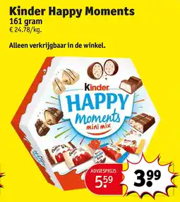 Kruidvat Kinder Happy Moments aanbieding