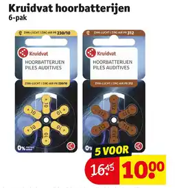 Kruidvat Kruidvat hoorbatterijen aanbieding