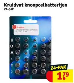 Kruidvat Kruidvat knoopcelbatterijen aanbieding