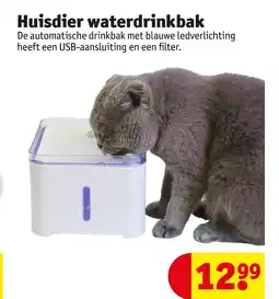 Kruidvat Huisdier waterdrinkbak aanbieding