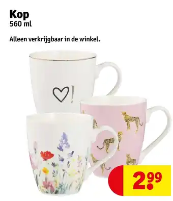 Kruidvat Kop aanbieding