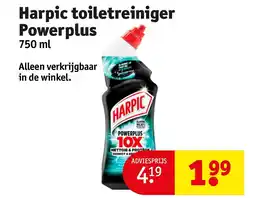 Kruidvat Harpic toiletreiniger Powerplus aanbieding