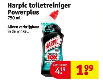 Kruidvat Harpic toiletreiniger Powerplus aanbieding