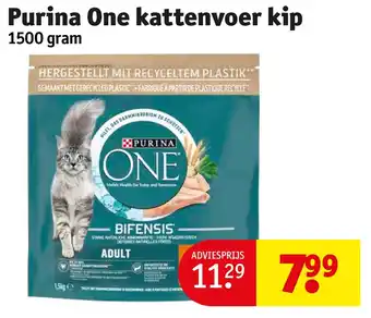 Kruidvat Purina One kattenvoer kip aanbieding