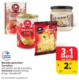 Carrefour Bereide gerechten Carrefour aanbieding