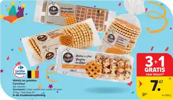 Carrefour Wafels en galetten Carrefour aanbieding